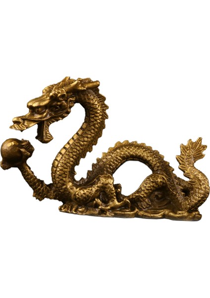Pirinç Heykelcik Eve Taşınma Sanatı Ev Dekoru Masaüstü Ofis Ejderha Dövmesi S (Yurt Dışından) fiyatları