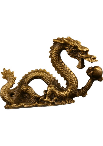 Pirinç Heykelcik Eve Taşınma Sanatı Ev Dekoru Masaüstü Ofis Ejderha Dövmesi S (Yurt Dışından) fırsatları