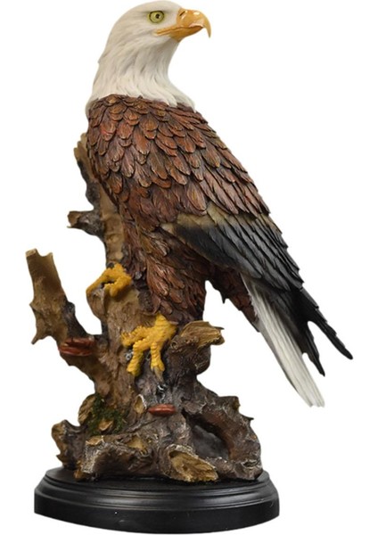 Kuş Reçine Heykel Figürü Hediye Sergileme Heykeli 16X16CMX33CM (Yurt Dışından)