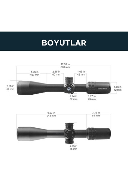 Orion 4-16X44 Sfp Tüfek Dürbünü