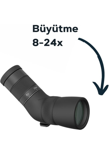 Vectoroptics Paragon 8-24X50ED Ultra Kısa Gozlem Durbunu - Mını Spottıng Scope Scss-10