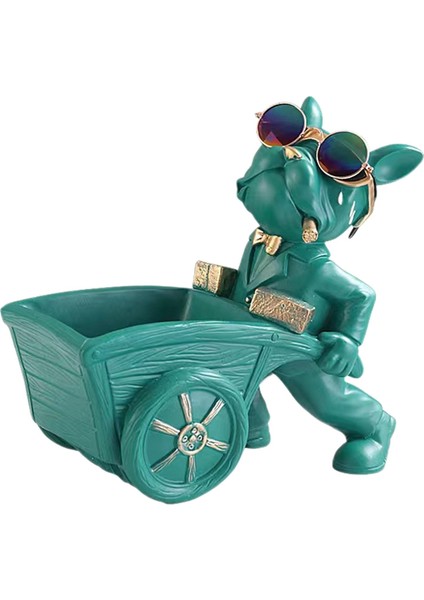 Heykeli Depolama Tepsisi Telefon Ş Tepsisi Masaüstü Giriş Oturma Odası Yeşil (Yurt Dışından) fiyatları