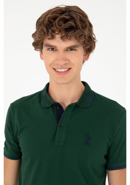 Erkek Koyu Yeşil Tişört Basic 50284631-VR079 fiyatları