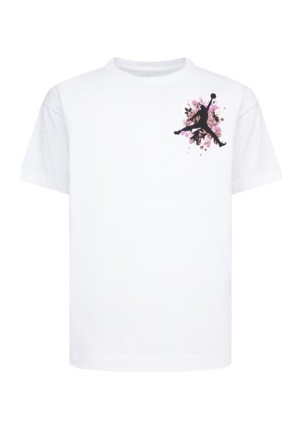 Nıke Jordan Floral Jumpman Ss Tee Kız Çocuk Tişört