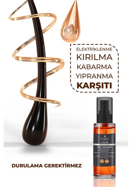 Saç ve Saç Derisi Onarıcı Serum - Keratin - Kolajen - Biberiye ve 7 Aktifli Saç Bakım Kompleksi - 2'li Set