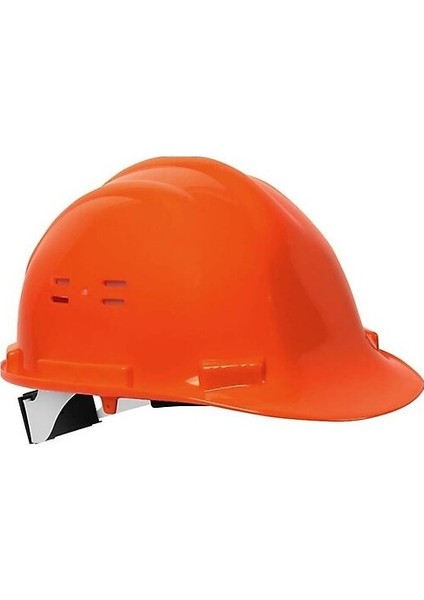 Vidalı Baret Ge 1548 Turuncu (Hava Delikli+Kulaklık Takılabilir)