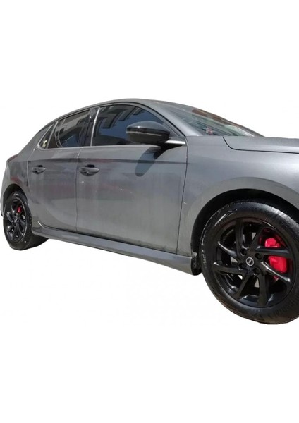 Opel Corsa F (2020-2023) Custom Style Yan Marşpiyel Seti (Plastik) modelleri