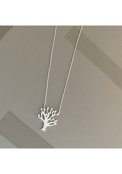 Milamore Jewelry 925 Ayar Gümüş Hayat Ağacı Kolye