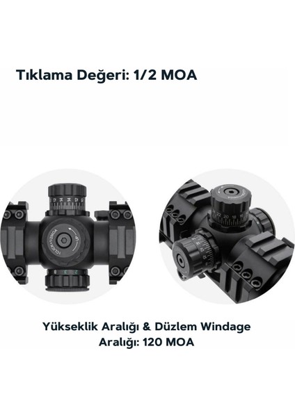 Vector Optıcs Mustang Genıı 1-4X30 Sfp Tüfek Dürbünü