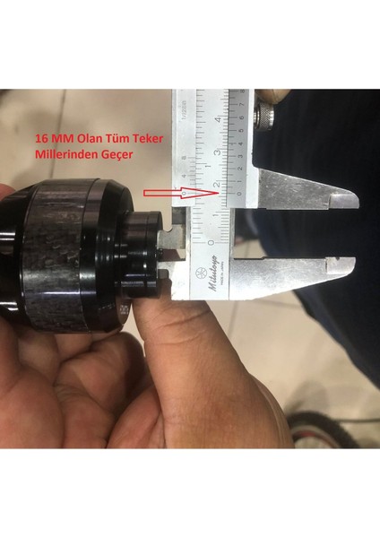 Motosiklet ,scooter Ön Teker Koruma Takozu Karbon Detaylı (Siyah Renk) 16 mm Millere Uygun fiyatları