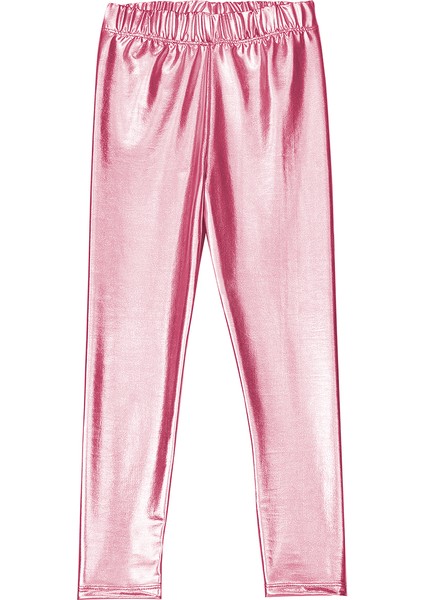 Kız Çocuk Pembe Metalik Parlak Tayt fiyatları