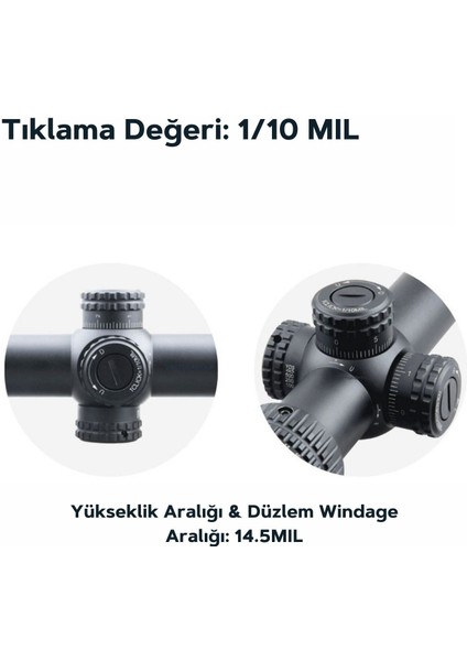 Veyron 6-24X44FFP Tüfek Dürbünü Scff-23