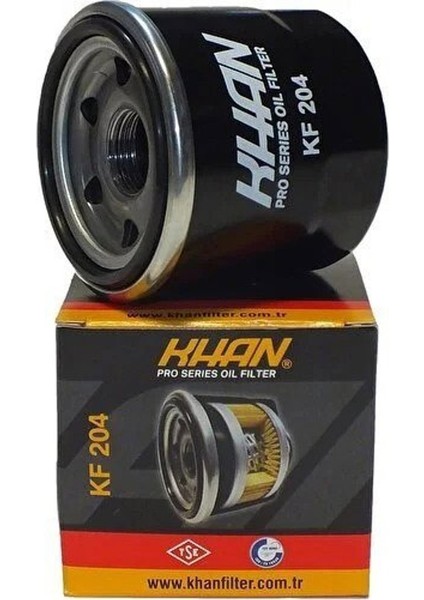 Motosiklet Yağ Filtresi Kf 204 ,HF204 ,KN204 Kodlara Uygun Khan Marka Yağ Filtresi