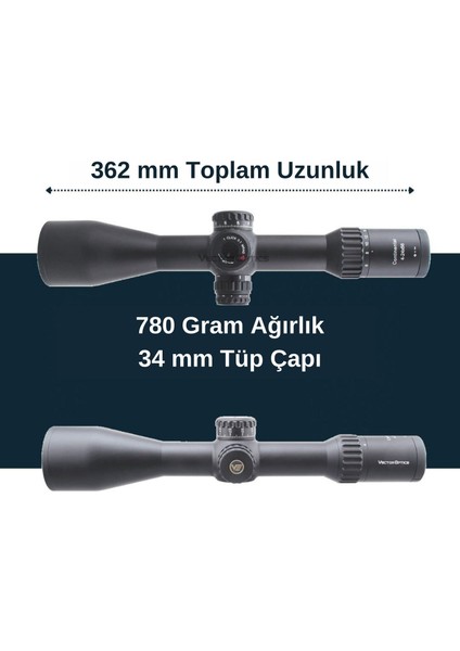 Continental X6 4-24X56 Mbr Ffp 34MM Uzun Mesafe Yivli Tüfek Dürbünü fiyatları