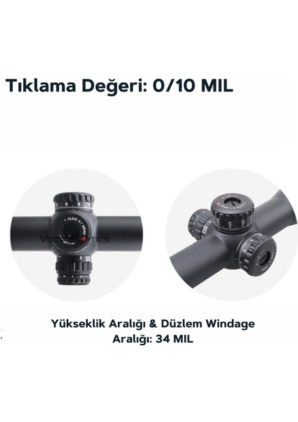 Continental X6 4-24X56 Mbr Ffp 34MM Uzun Mesafe Yivli Tüfek Dürbünü fırsatları