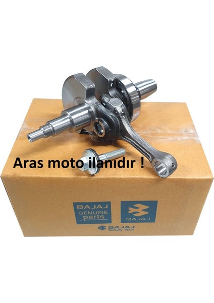 Bajaj Pulsar Ns 200 -Rs 200 Krank Komple Orjinal (Tüm Yıllara Uyumlu),krank Mili Seti_supermoto