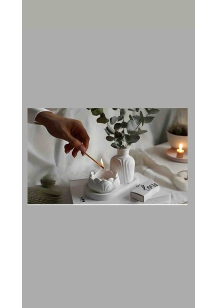 MelttCandle Dekoratif Oval Sunumluk Tepsi modelleri
