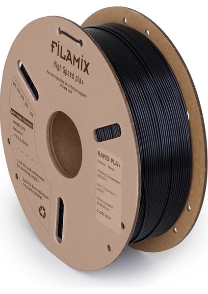 Urhanshop Filamix Yüksek Hızlı Hyper Pla Filament Siyah