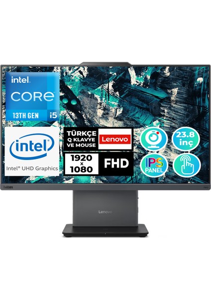 Thinkcentre Neo 50A 24 Gen5 I5-13420H 64GB 4tb SSD 23.8" Fdos Dokunmatik Aıo 12SC001LTR 012