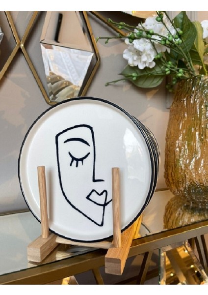 Face Seramik Pasta Tabağı 20 cm Desen2 fırsatları