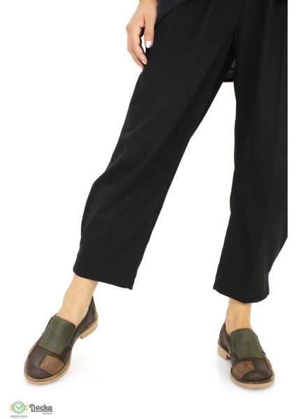 Kadın Hakiki Deri Günlük Ortopedik Bağcıksız Klasık Tarz Ayakkabı M25/KA3595