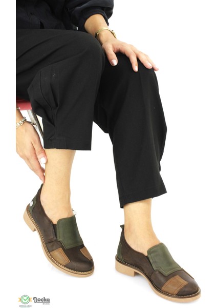 Kadın Hakiki Deri Günlük Ortopedik Bağcıksız Klasık Tarz Ayakkabı M25/KA3595 fiyatları