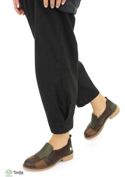 Kadın Hakiki Deri Günlük Ortopedik Bağcıksız Klasık Tarz Ayakkabı M25/KA3595 fırsatları