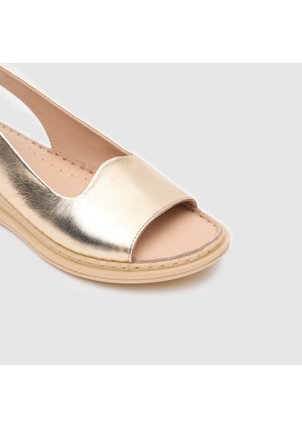 Kadın Comfort Sandalet [060199], Gold, 38