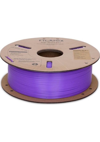 Yüksek Hızlı Hyper Pla Filament Mor