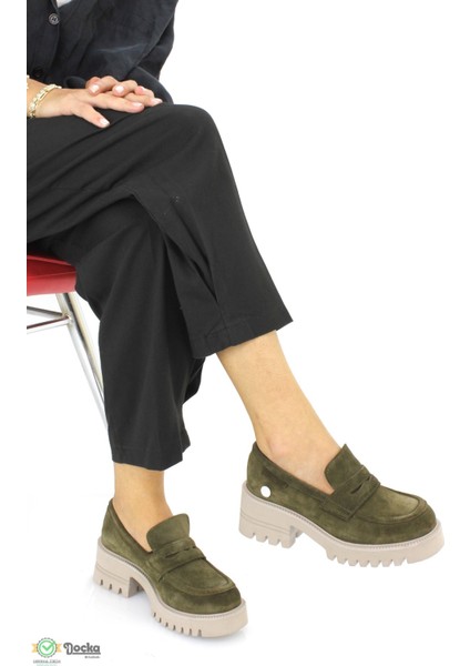 Kadın Hakiki Deri Günlük Ortopedik Loafer Ayakkabı M25/KA3075