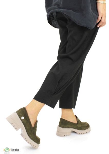 Kadın Hakiki Deri Günlük Ortopedik Loafer Ayakkabı M25/KA3075