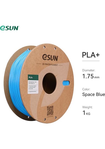 Urhanshop Esun Uzay Mavisi Pla+ Filament 1.75MM 1 kg Plus