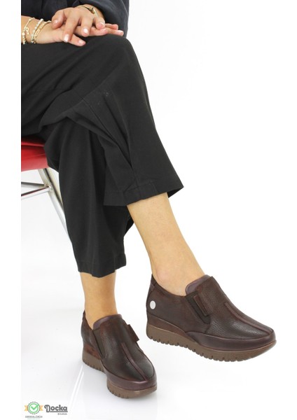 Kadın Hakiki Deri Ortopedik Günlük Dolgu Topuk Ayakkabı M25/KA3570 modelleri