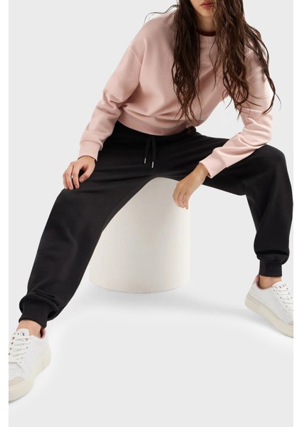 Pamuklu Regular Fit Bisiklet Yaka Sweat Bayan Sweat 6DYM70 Yjeez 14BQ