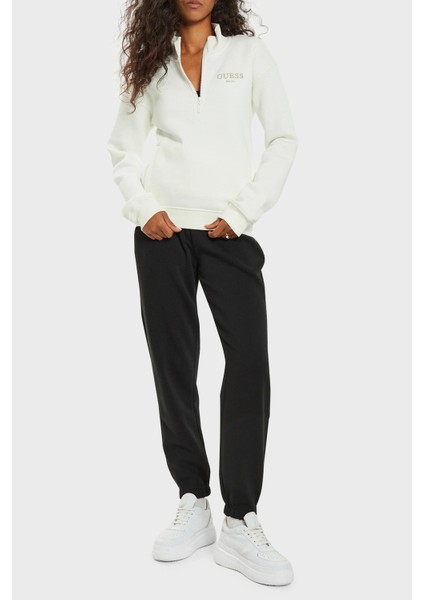 Midge Sweat Pamuklu Regular Fit Fermuarlı Dik Yaka V4BQ18KCHX0 Bayan Sweat V4BQ18 Kchx0 G042
