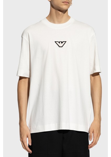 Logolu % 100 Pamuk Regular Fit Bisiklet Yaka T Shirt Erkek T Shirt 6D1TD7 1jocz 01C2