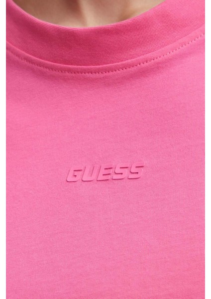 Britney Logolu % 100 Pamuk Bisiklet Yaka Crop T Shirt V3RI08I3Z14 Bayan T Shirt V3RI08 I3Z14 G65E fırsatları
