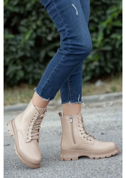 Dual Nude Cilt Uzun Bağcık Detaylı Kadın Bot modelleri