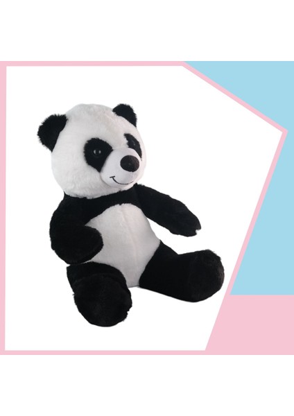 Panda Peluş Uyku Arkadaşi 35 cm Siyah - Beyaz 13