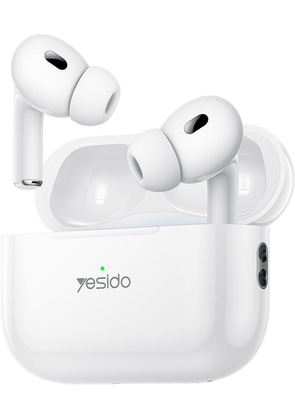 TWS27 Aktif Gürültü Engelleyici Özellikli Bt 5.2 Kablosuz Airpods Kulaklık - Beyaz 13