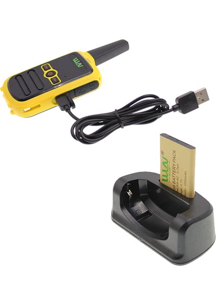 Wln KD-C51 16 Kanal Tekli Telsiz Sarı Kasa Şarj Aleti Dahil (3-5 Km) fiyatları