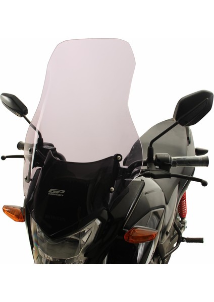 Honda CB125F 2023-2024 Uyumlu Tur Camı Şeffaf 60 cm modelleri