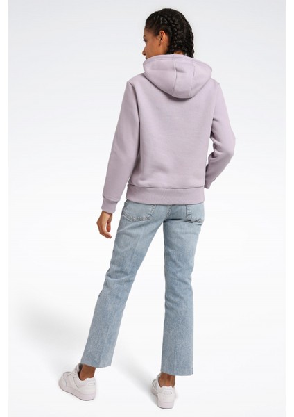Rı Bl Fleece Hoodıe Lila Kadın Sweatshirt fiyatları