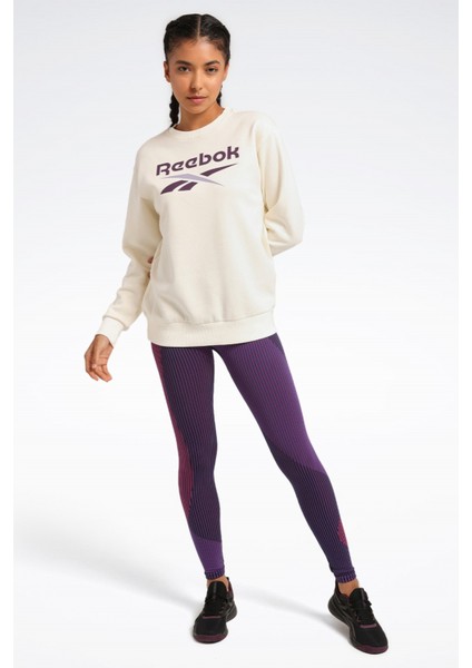 Rı Bl Fleece Crew Bej Kadın Sweatshirt modelleri