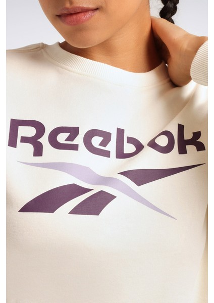 Rı Bl Fleece Crew Bej Kadın Sweatshirt indirimleri