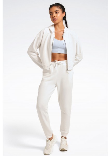 Mesh Fz Hoodıe Ekru Kadın Eşofman Üstü modelleri