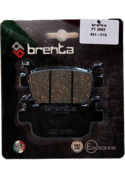 Arora Beatrix 150 Uyumlu Arka Fren Balatası Brenta Italyan Ft 3082 _supermoto