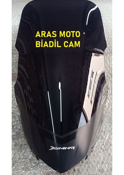 Bajaj Dominar 250 -400 Füme Ön Cam Siperlik ,biadil Marka Uzun Tur Camı 48 CM(2017-2024) _supermoto