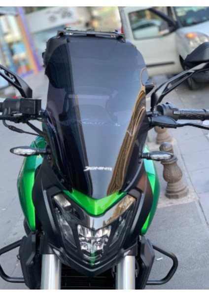 Bajaj Dominar 250 -400 Füme Ön Cam Siperlik ,biadil Marka Uzun Tur Camı 48 CM(2017-2024) _supermoto