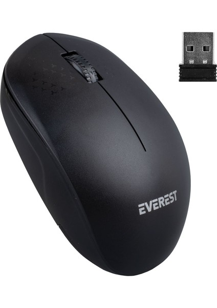 Everest Smw-88 USB 2.4ghz Siyah 1200 Dpı Kablosuz Mouse